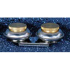 Large Double Palette Cups With Brass Cover