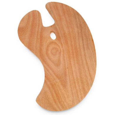 Wooden  Arm Palette (Left Hand Grip)
