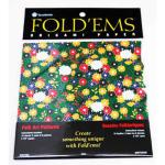 Yasutomo Fold'Ems Origami Paper 5 7/8" - (16 Sheets, 8 designs) Folk Art Patterns