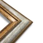 Econo Frame Tuscan White Marble with Wood Liner - 18" x 24"