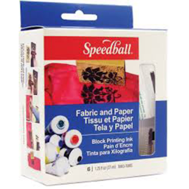 Speedball Fabric & Paper Block Printing Kit 3479
