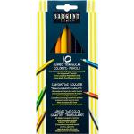 Sargent Triangle Colored Pencils - (10 Pack) Jumbo