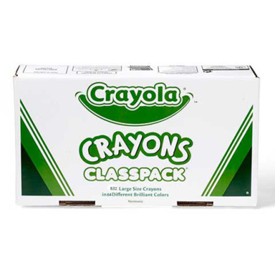Crayola Crayons Classpack - (832 Pieces) 64 Colors