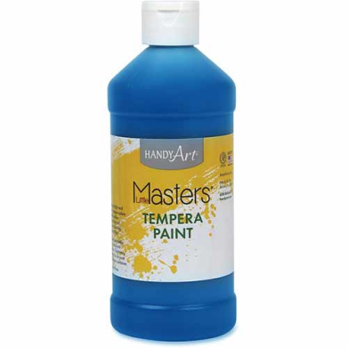 Handy Art Little Masters Tempera Paint - (16oz/473ml) Blue
