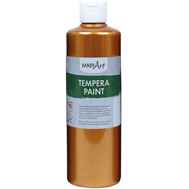 Handy Art Tempera Paint - (16oz/473ml) Treasure Gold
