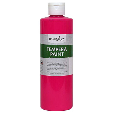 Handy Art Tempera Paint - (16oz/473ml) Fluorescent Magenta