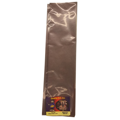 Quality Art Non-Bleeding Tissue Paper 20" x 30" - (24 Sheets) Brown