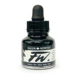 Daler Rowney FW Acrylic Artists Ink - (1oz bottle)- Black (India) 028