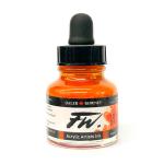 Daler Rowney FW Acrylic Artists Ink - (1oz bottle)- Flame Orange 687