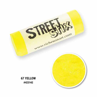 Yellow #67  Street Stix Pavement Pastel