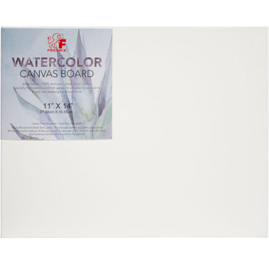 Fredrix Watercolor Canvas Board 11" x 14"