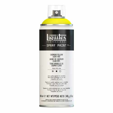 Liquitex Professional Spray Paint - (13.53oz/400ml) Cadmium Yellow Light Hue