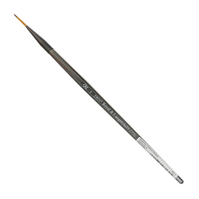 Royal Langnickel Zen Brush for All Media  Short Handle, Liner #1