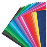 Quality Art Non-Bleeding Tissue Paper 20" x 30" - (24 Sheets) Mixed Medley