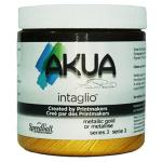 Speedball Akua Intaglio Printmaking Ink - (8oz/237ml) Metallic Gold