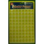 Hygloss Small Smiley Face Stickers 1/2" (25 sheets)