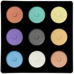 Richeson Small Tempera Cake Set - (9 Colors) Metallic Colors