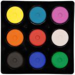 Richeson Small Tempera Cake Set - (9 Colors) Basic Colors