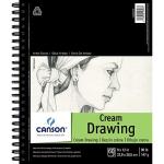 Canson Artist Series Cream Drawing Pad 9" x 12" - (60 Sheets, 90lb)