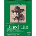 Strathmore 400 Series Toned Tan Sketch Paper (412) 11" x 14" - (24 sheets, 80lb) Wire Bound