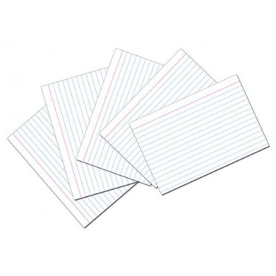 Pacon Ecology Ruled Index Cards 4" x 6" - (100 Pack)