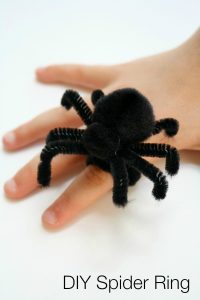 DIY Spider Ring for Halloween