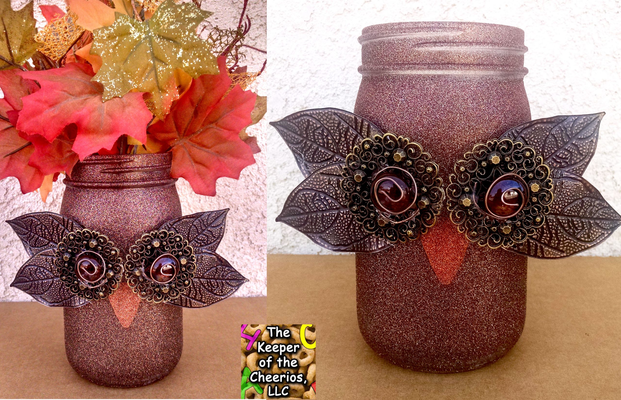 FALL OWL MASON JAR | Quality Art, Inc. School and Fine Art Supplies