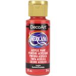 DecoArt Americana Acrylic Paint - (2oz/59ml) Scarlet