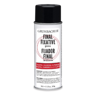 Grumbacher Final Fixative Spray - (11.75oz) Gloss 543