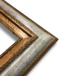 Econo Frame Tuscan White Marble with Wood Liner - 14" x 18"