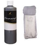 Chromacryl Acrylic Paint - (16.9oz/473ml) Silver