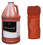 Chromacryl Acrylic Paint  2 Liter (67.7oz)- Red Oxide