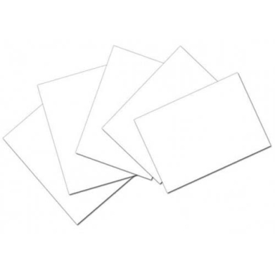 Pacon Ecology Unruled Index Cards 5" x 8" - (100 Pack)