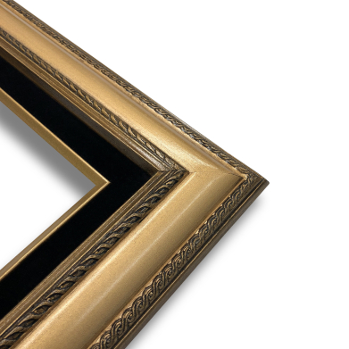 Econo Frame Tuscan Gold Gold with Black Liner IN STORE PICK UP ONLY – 24″ x 30″