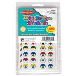 Creative Arts Wiggle Eye Stickers Assorted Color & Style (1,000 count)