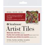 Strathmore 400 Series Artist Tiles Pad 4" x 4" - (10 Sheets, 140lb) Watercolor