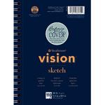 Strathmore Vision Sketch Pad  (657) 5.5" x 8.5" - (110 sheets, 50lb) Wire Bound