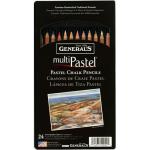 General's Multi Pastel Pencil Set - (24 Pack)  4401-24A