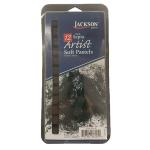 Richeson Jackson Dark Sepia Soft Pastel Set (12 count)