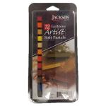 Richeson Jackson Earthtone Soft Pastel Set (12 count)