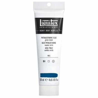 Liquitex Professional Heavy Body Acrylic Paint - (4.65oz/138ml) Phthalo Blue (Green Shade)