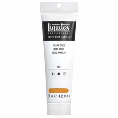 Liquitex Professional Heavy Body Acrylic Paint - (4.65oz/138ml) Yellow Oxide