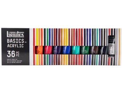 Liquitex Basics Acrylic 22ml Tube Set - (36 Pack)