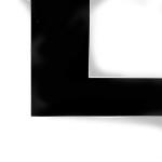 Crescent 11" x 14" Smooth Black Pre-Cut Matboard (7.5" x 9.5" opening)