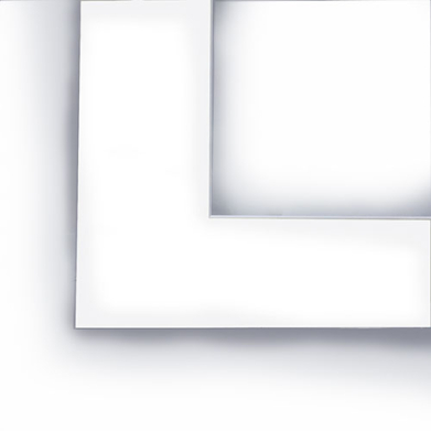 Crescent 18" x 24" Smooth White Pre-Cut Matboard (13.5" x 17.5" opening)