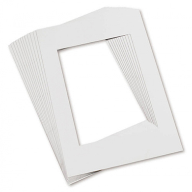 Pacon Pre-Cut White Matboard 12" x 18" (12 count)