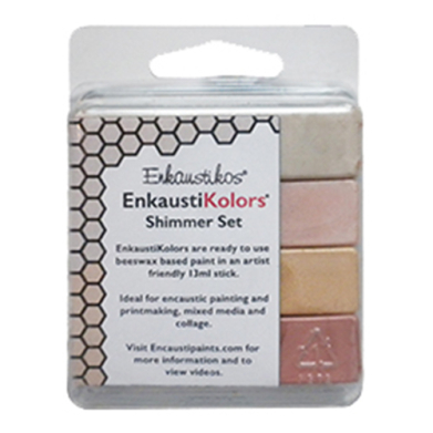 Enkaustikos EnkaustiKolors - (4 Pack) Shimmer Set
