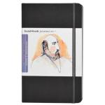Global Art Travelogue Drawing Hand Book - Portrait (8.25" x 5.5") Ivory Black