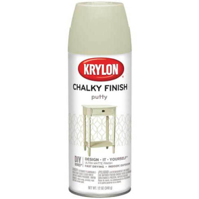 Krylon Chalky Finish Spray Paint - (12 Oz) Putty