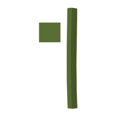 Richeson Semi-Hard Square Pastel - 8 Green